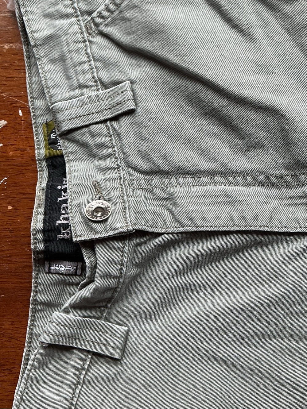 Levi’s SilverTab Cargo Shorts Mens 31 Olive Green Utility Workwear Y2K 16” Waist - Picture 8 of 16